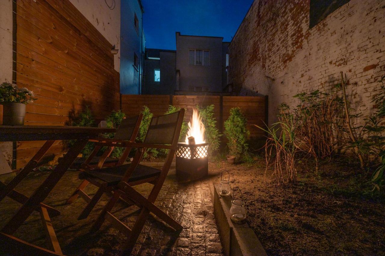 Garden Suite In City Center Antwerpen Exteriör bild